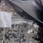 Natori  Small Metallic Jacquard Black Silver Lined Long Sleeve Crop Open Jacket Photo 8