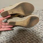 Botkier  Gold Julian Leather Espadrille Wedge Sandals- Size 10 Photo 8