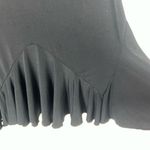 Vintage IZ‎ Byer California Liquid Knit Flirty Skirt Black Photo 2