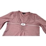 Banana Republic  Pink Rose Embellished Tunic Blouse SMALL‎ Bohemian Urban Feinine Photo 4