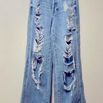 PacSun  Distressed Blue Baggy Women's Jeans Photo 1