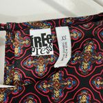 Free Press XS Red and Black Open Back Long Sleeve Lined Romper Photo 3