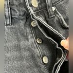 ZARA  Black High Rise Denim Jean Shorts 2 Photo 3