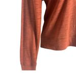 Chaser Slub Jersey Long Sleeve Sheer Lightweight Burnt Orange Henley Size Small Photo 8