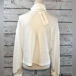 Blushmark  Cropped Thermal Long Sleeve Turtleneck White-Medium Photo 1