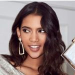 House of Harlow 1960 Mesa Door Knocker Earrings in Gold and Crystal NWT Photo 4