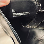 Italian Shoemakers Apri By  Boots Womens 6 Black Faux Leather Ankle Booties heels Photo 1