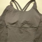 Lululemon Energy Tank Hyper Stripe Black / Black Sz 6? Photo 2