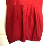 NBD Red Pleather  Mini Dress Size M Photo 6