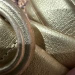 Ralph Lauren Lauren  Gold Shimmer Leather Belt L Western Glam‎ 42” Photo 2