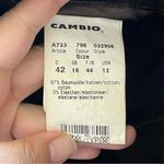 Cambio Corduroy pants floral embroidered womens Brown (size 12) riding boho folk Photo 7