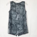Vera Wang Simply Vera  Snake Print Sleeveless Button Down Top Size Small Photo 1