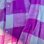 American Eagle  Outfitters pink and Cream flannel Photo 2