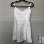 Reformation Holt Linen Dress in White Size 2 Photo 1