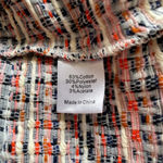 Tuckernuck Belfast Blouse Tweed V-Neck Fringe Trim Relaxed Fit Size XS NEW Photo 8