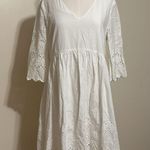 Madewell Eyelet Lattice Dress Photo 4