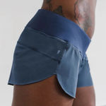 Nobull  Pace Short in Steel Blue Athletic Running CrossFit- Size Small Photo 0