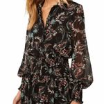 MISA Los Angeles  Zahra Paisley Dark Floral Midi Dress Size small Photo 7