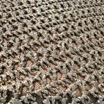 Barbara Lee Vintage Crocheted Beaded Clutch Women's 8" Silver Evening Holiday Photo 6