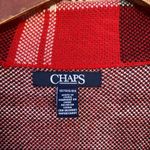 CHAPS  Buffalo plaid asymmetric zip vest black red 1X Photo 1