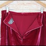 Anthropologie  | Raspberry Montie Velvet Mini Skirt Photo 7