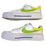 Nike Court Legacy Lift Sneakers Women’s Sz 11 White Action Green FD0872 Shoes Photo 3