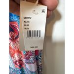 Linea Donatella Brand New  Women's Size XL Blue Patchwork Mini Dress Photo 6