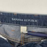 Banana Republic Curvy Boot Jeans Women's Dark Wash Denim Raw Hem Size 27 EUC Photo 7