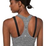 Lululemon Cool Racerback II Tank Top Heathered Black Size 8 Photo 7