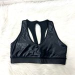 Carbon 38 Black Sports Bra in Takara Shine Size L Size L Photo 2
