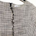 Worth Tweed Pattern Short Sleeve Linen Blend Career Dress Size 6 Photo 4