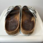 Birkenstock  Arizona Silver Leather Photo 2