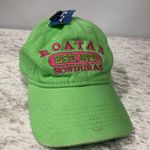 Women's Roatan Honduras baseball cap lime green & pink hat Photo 0