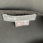 Vince Black Silk Vneck Mini Dress Photo 5