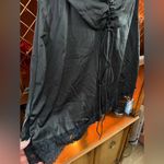 Elegant Black Lace Trim Slip Dress Size L Photo 2