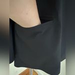 Athleta  Classic Black Blazer Avenue 1 snap button eurolux Stretchy Fabric Sz 20 Photo 4