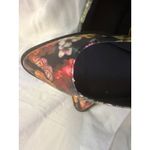 Elliott Lucca Bala Autumn Botanica Floral Pointed Toe Flats Size 6.5 M Green Photo 4