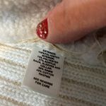 Cato off white sweater jacket with Sherpa fleece inside. Size large Photo 6