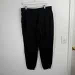 Athleta Retreat Linen Jogger Black Lagenlook Coastal Travel Pull On Womens Large Photo 3
