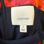 Cinq a Sept Trini Satin Floral Halter Neck Mini Wrap Dress 4 Red Photo 4