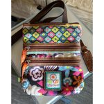 Lily bloom  Crossbody Bag Purse Brown Adjustable Strap Fairycore Photo 0