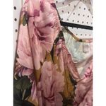 Chico's Size 3 16 18 Floral Peony Print Off Shoulder Long Sleeve Blouse Top Photo 3