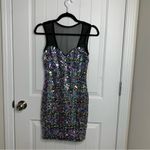 Dress the Population  sequin mini dress bodycon hoco homecoming‎ party XS FLAWED Photo 3