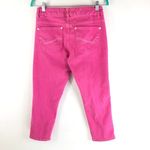Nine West Vintage American Womens Jeans Vintage Boho Skinny Crop Pink 6 Photo 1