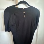 ZARA  Classic Black Short Sleeve Sweater Photo 2