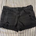 Refuge Black denim shorts Photo 0
