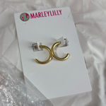 MarleyLilly NWT  gold earrings Photo 0