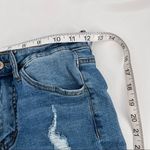 Kancan distressed jean shorts size 3 juniors size 25 waist Blue Photo 2