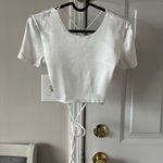 ZARA Satin Crop Top Photo 0