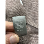 Womans Marled Brown Purple Long Sleeve Pullover Sweater XL Puff Sleeves Photo 4